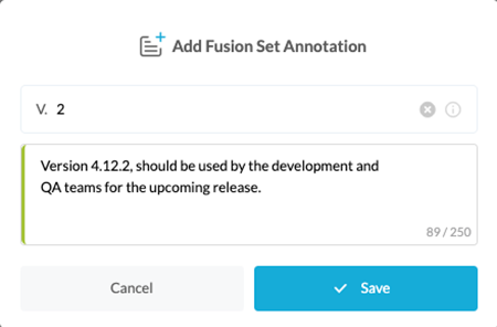 Fusion Set Annotaiton applied