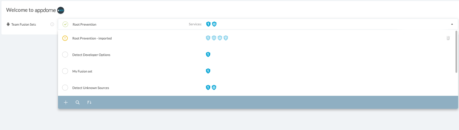 Modified Fusion Sets