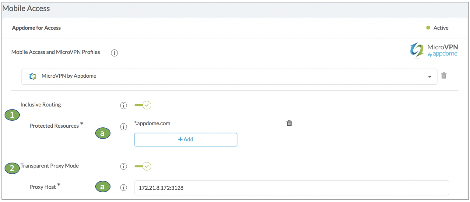 appdome inclusive routing - Microsoft Intune and MicroVPN