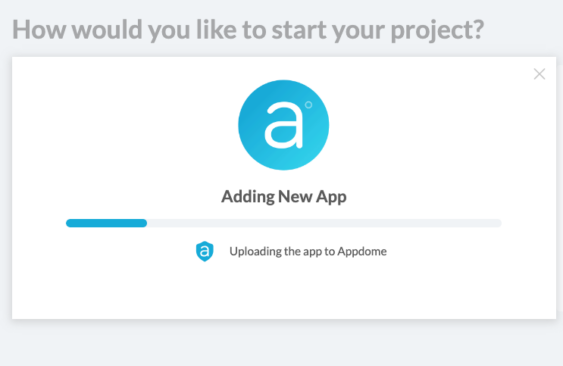 Progress bar upload process