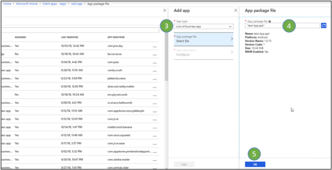 Add app to the portal