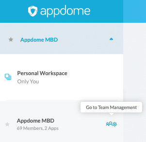 Go to Team Management