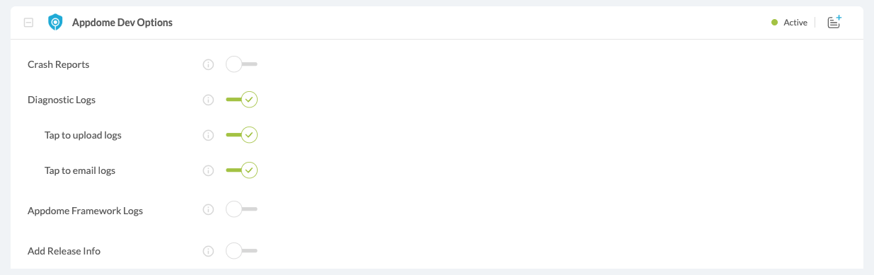 Appdome Diagnistic Logs