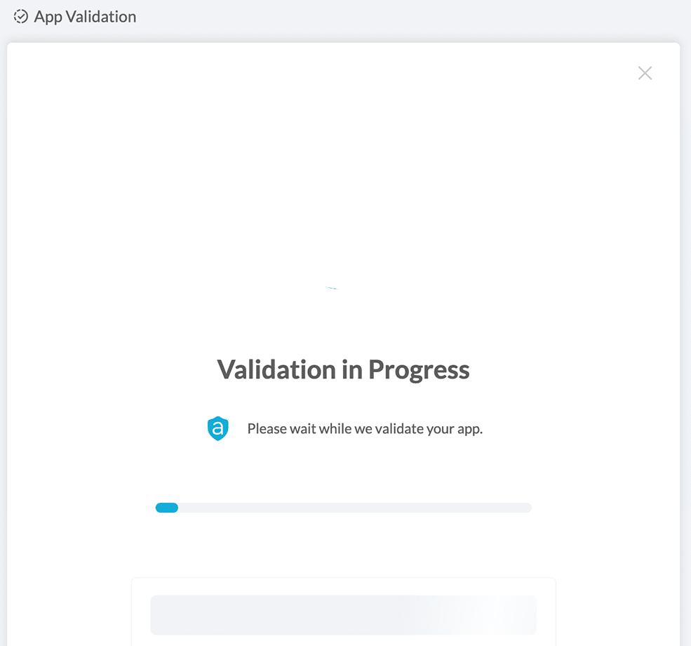 Validation In Progres 3