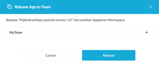Release Fused App To Team