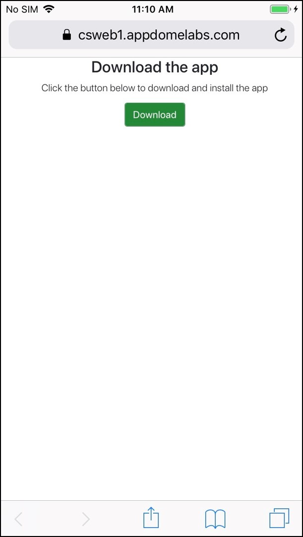 Set Up a Simple Webpage to Deploy iOS Apps - download app