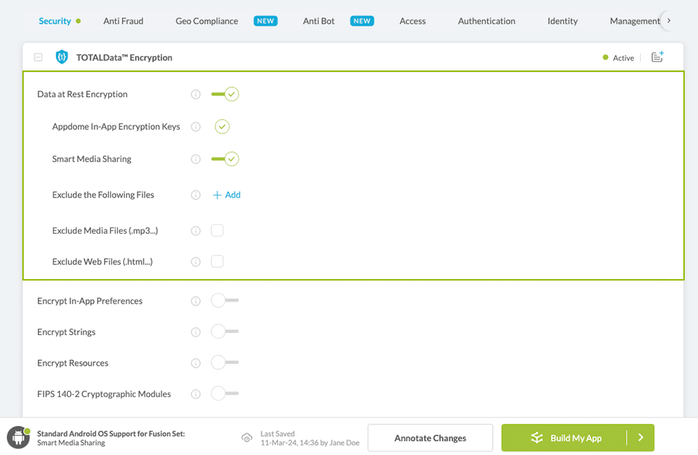 Smart Media Sharing option