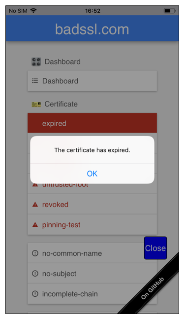 Troubleshoot TLS issues - expired certificate