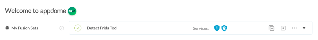 Fusion Set applied Detect Frida Tool