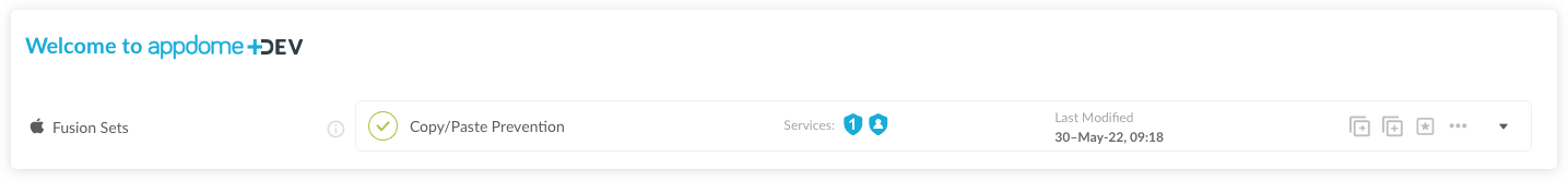 Fusion Set applied Copy/Paste Prevention