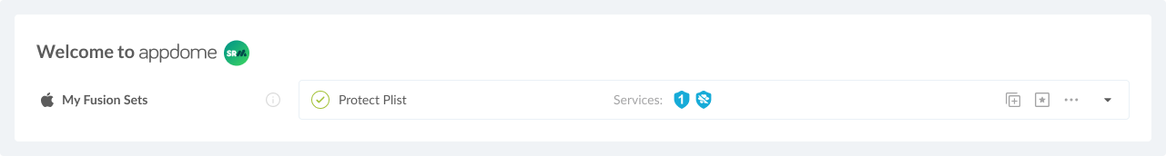 Fusion Set applied Protect Plist