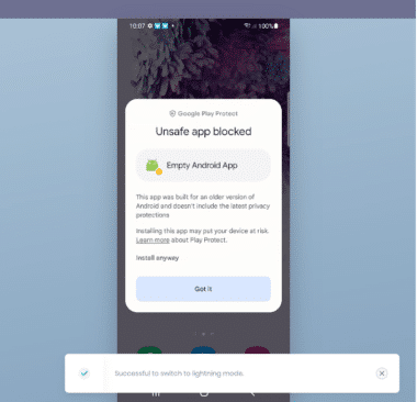 Disable Google Play Protect 2