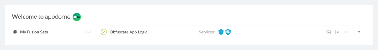 Fusion Set applied Obfuscate App Logic