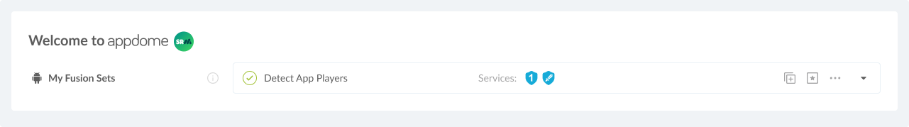 Fusion Set applied Detect App Players