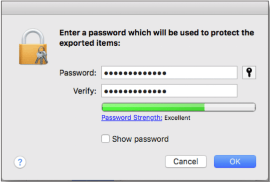 password required for future iOS signing