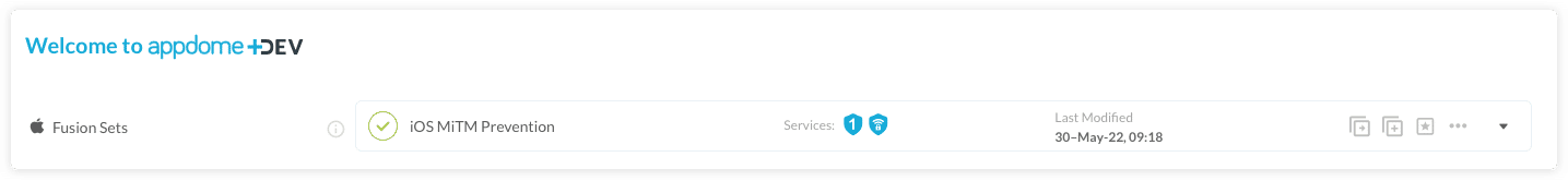 Fusion Set applied iOS MitM Prevention