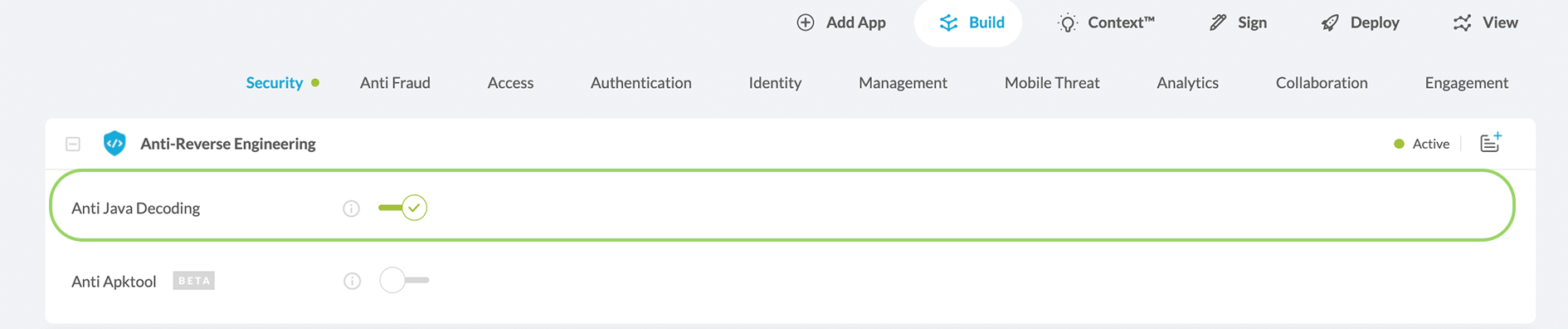 Anti Java Decoding option