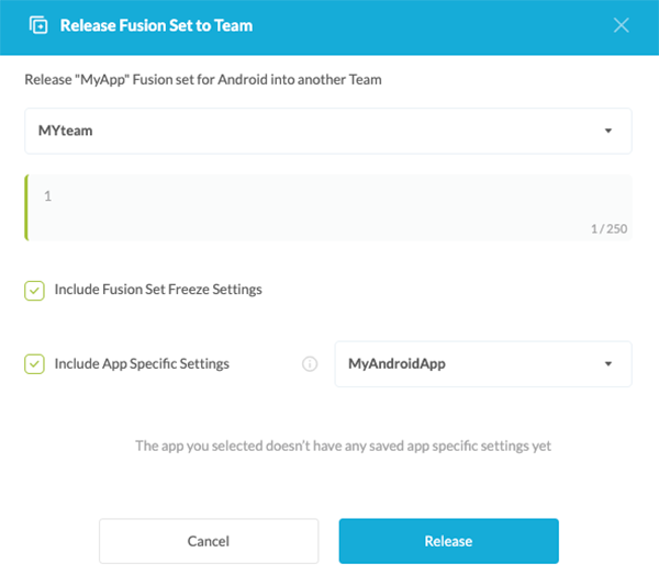 Release Fusion Set 6