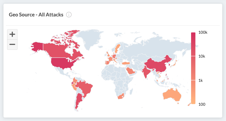 Attack Map Threatscope