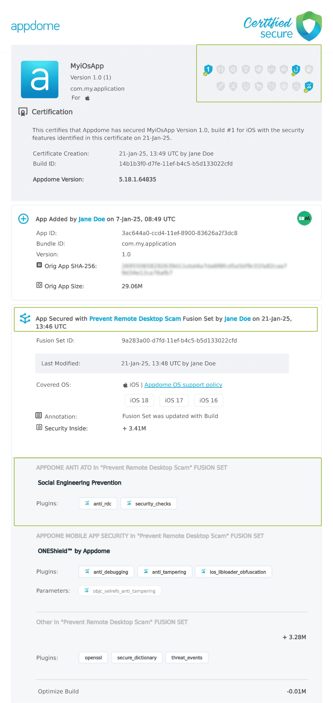 Prevent Remote Desktop Scam shown in Certificate secure