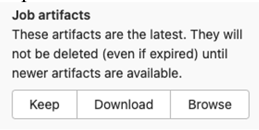 Appdome Integration for GitLab - Job artifacts