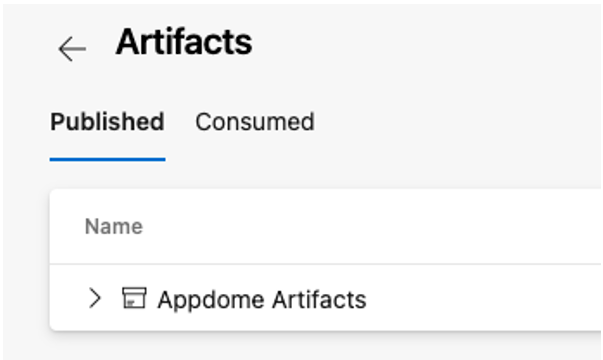 Appdome extension for Azure - Artifacts
