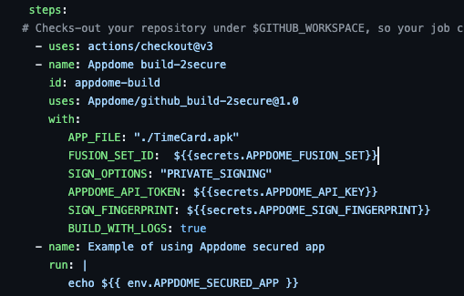 Github Cicd Access Output Example