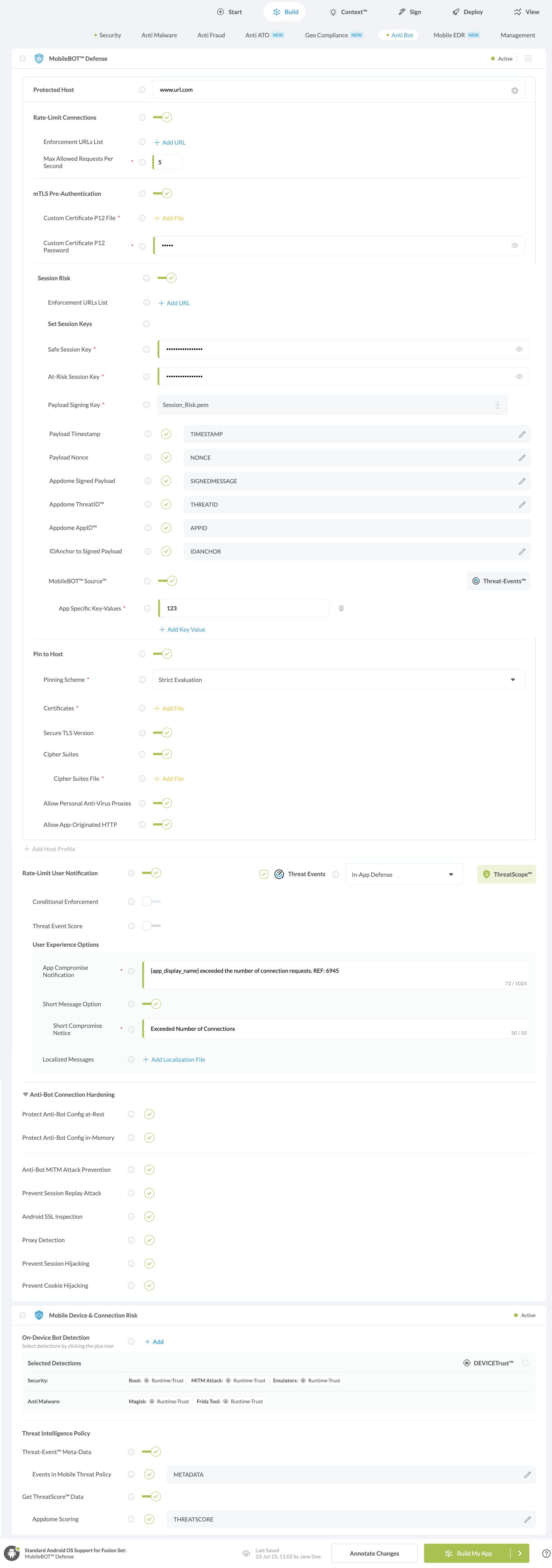 Mobile Mobile Bot Defense