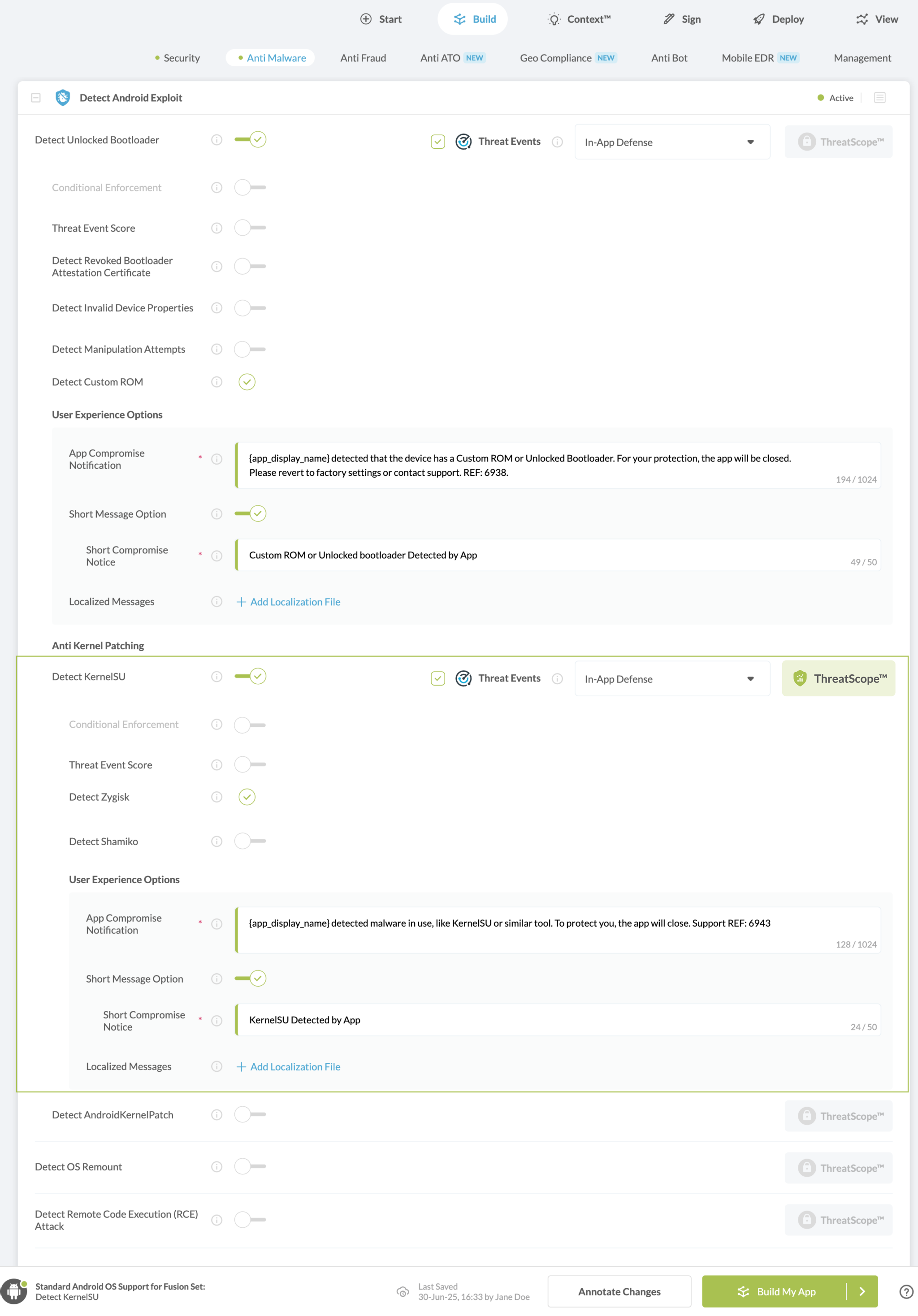 Detect KernelSU option