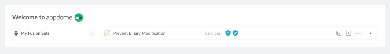 Fusion Set applied Prevent Binary Modification