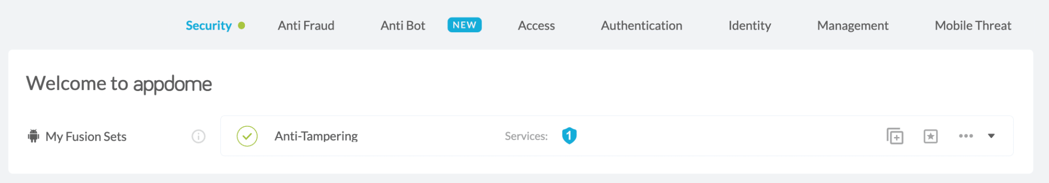 Fusion Set applied Android Anti-Tampering