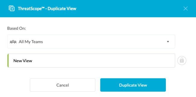 Duplicate Custom View