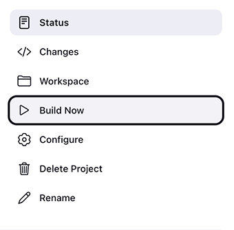 Build Now Jenkins 16