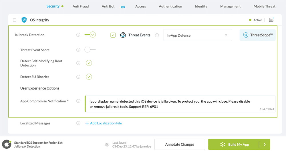 Detect SU Binaries option