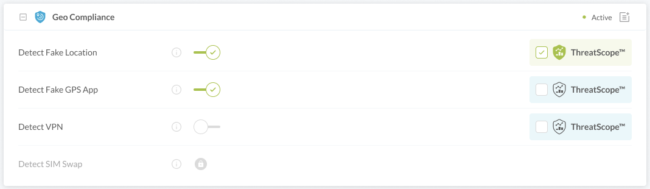 Geo Compliance Accordions