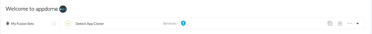 Fusion Set applied Detect App Cloner