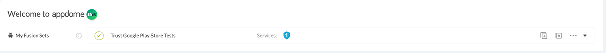 Fusion Set applied Trust Google Play Store Tests