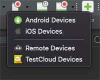 8.device Type Android Ios Remote Or Testcloud Devices