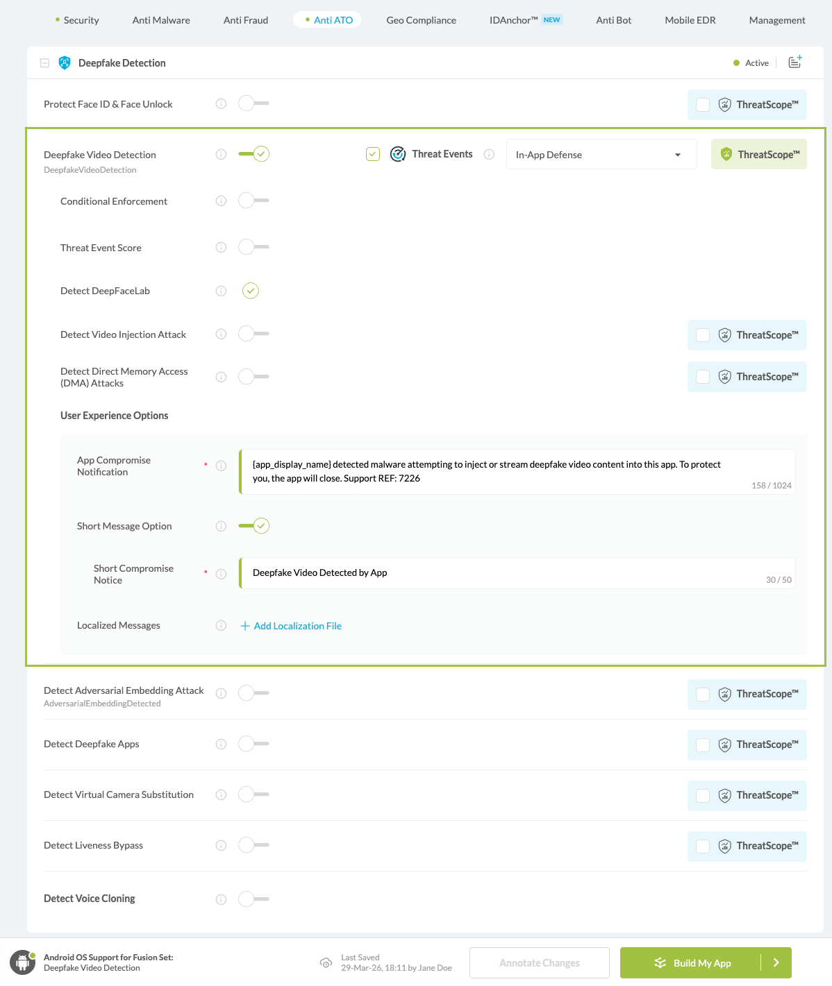Detect DeepFaceLab option