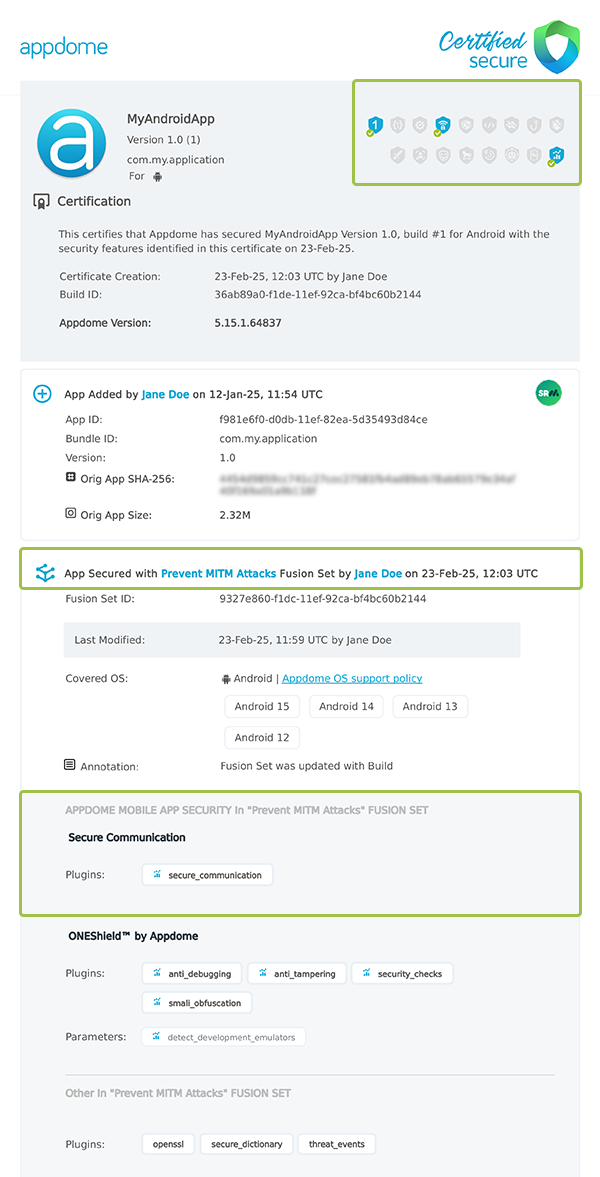 Validate SSL Chain of Trust shown in Certificate secure
