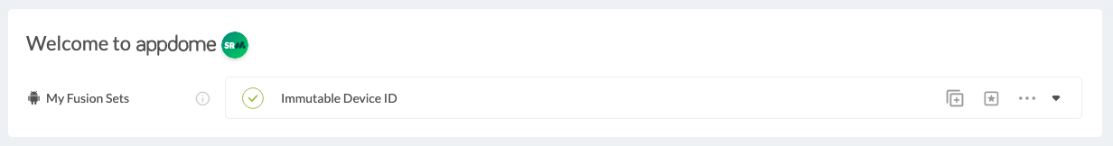 Fusion Set applied Immutable Device ID