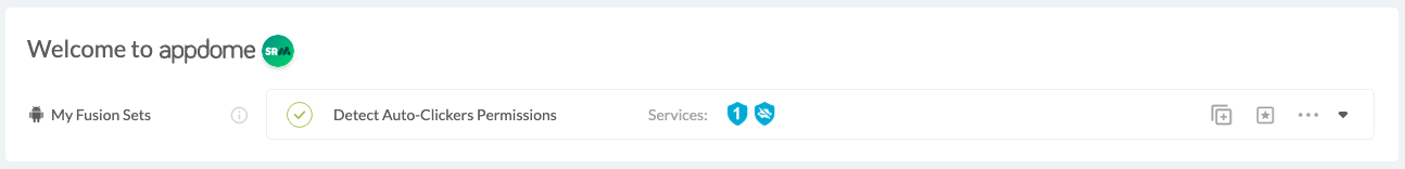Fusion Set applied Detect Auto-Clickers Permissions