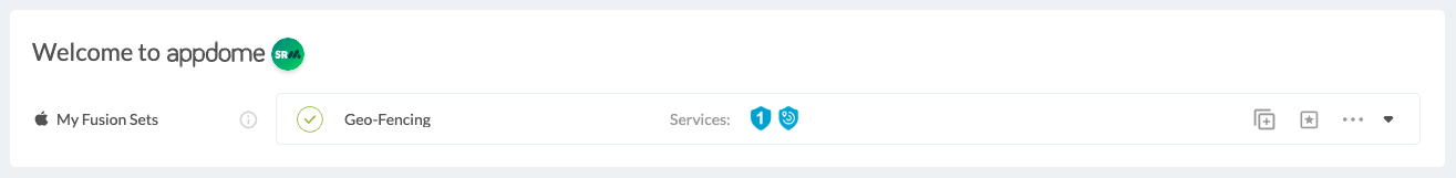 Fusion Set applied Geo-Fencing