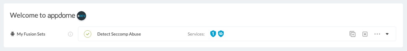 Fusion Set applied Detect Seccomp Abuse