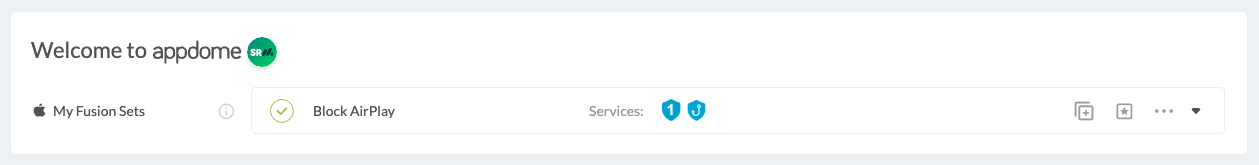 Fusion Set applied Prevent Screen Sharing Scams & Malware > Block AirPlay
