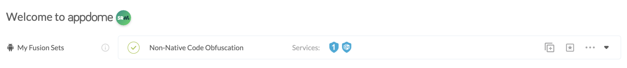 Fusion Set applied Exclude Web Assets