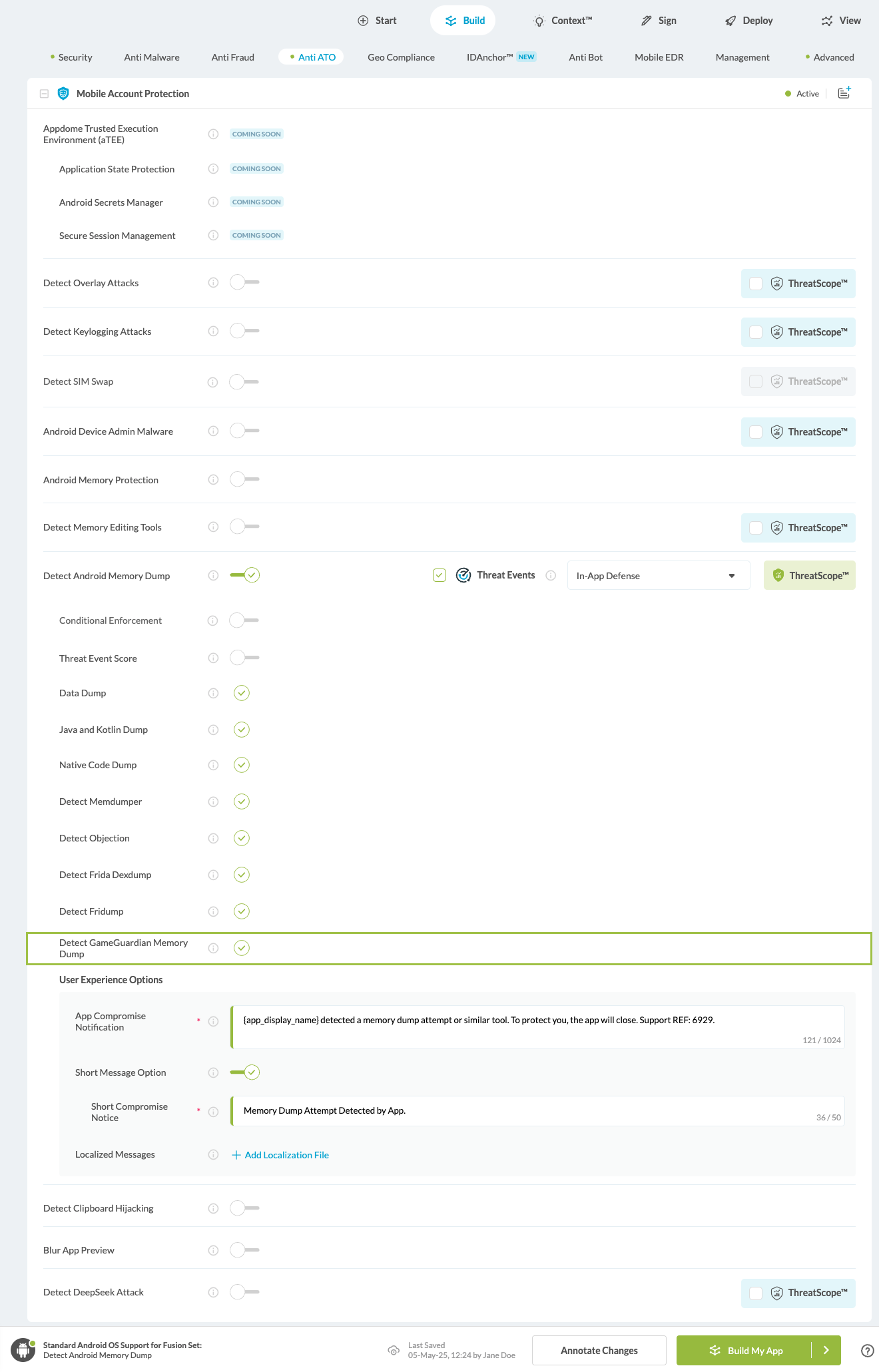 Detect GameGuardian option